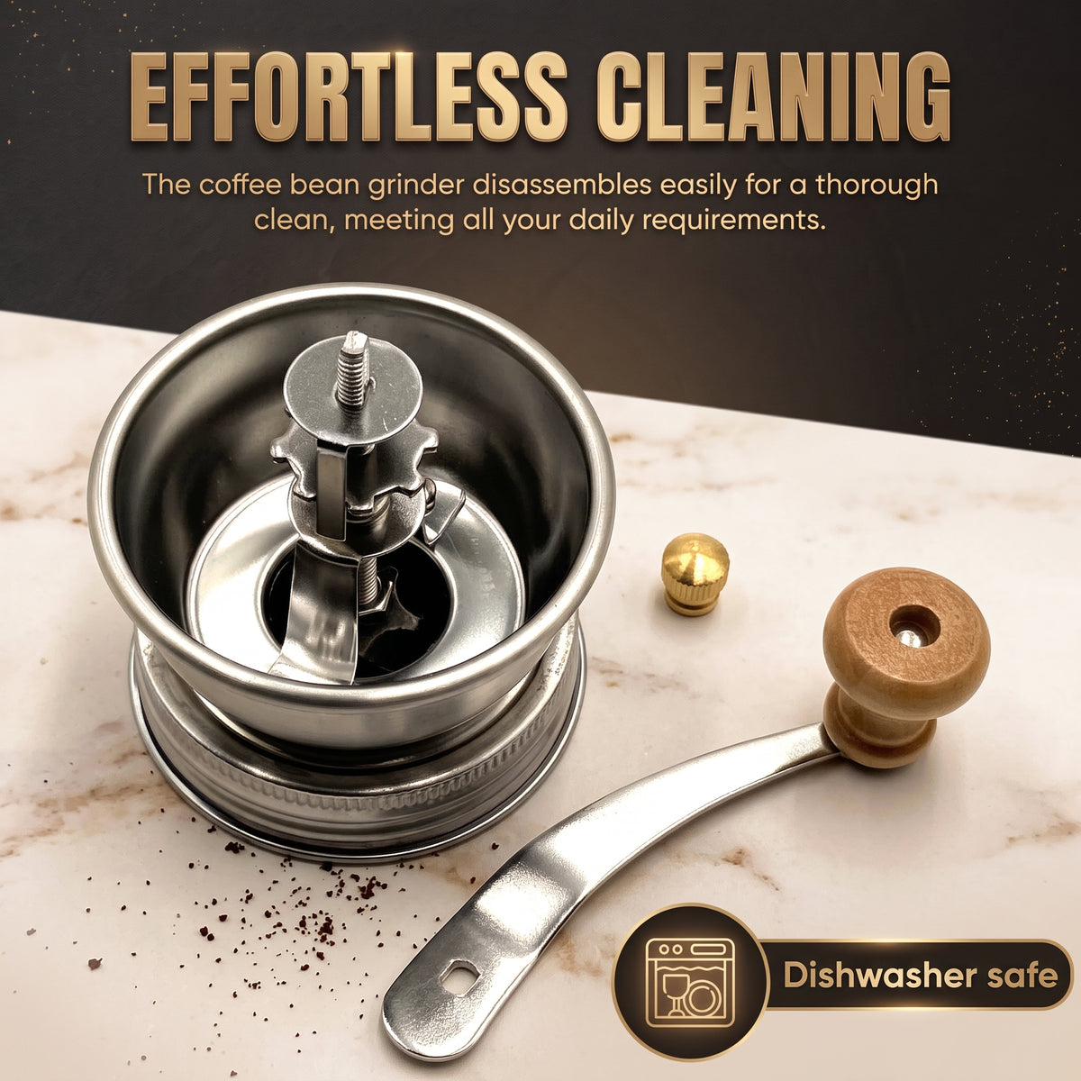 Coffee and Spice Grinder Lid for Mason Jars