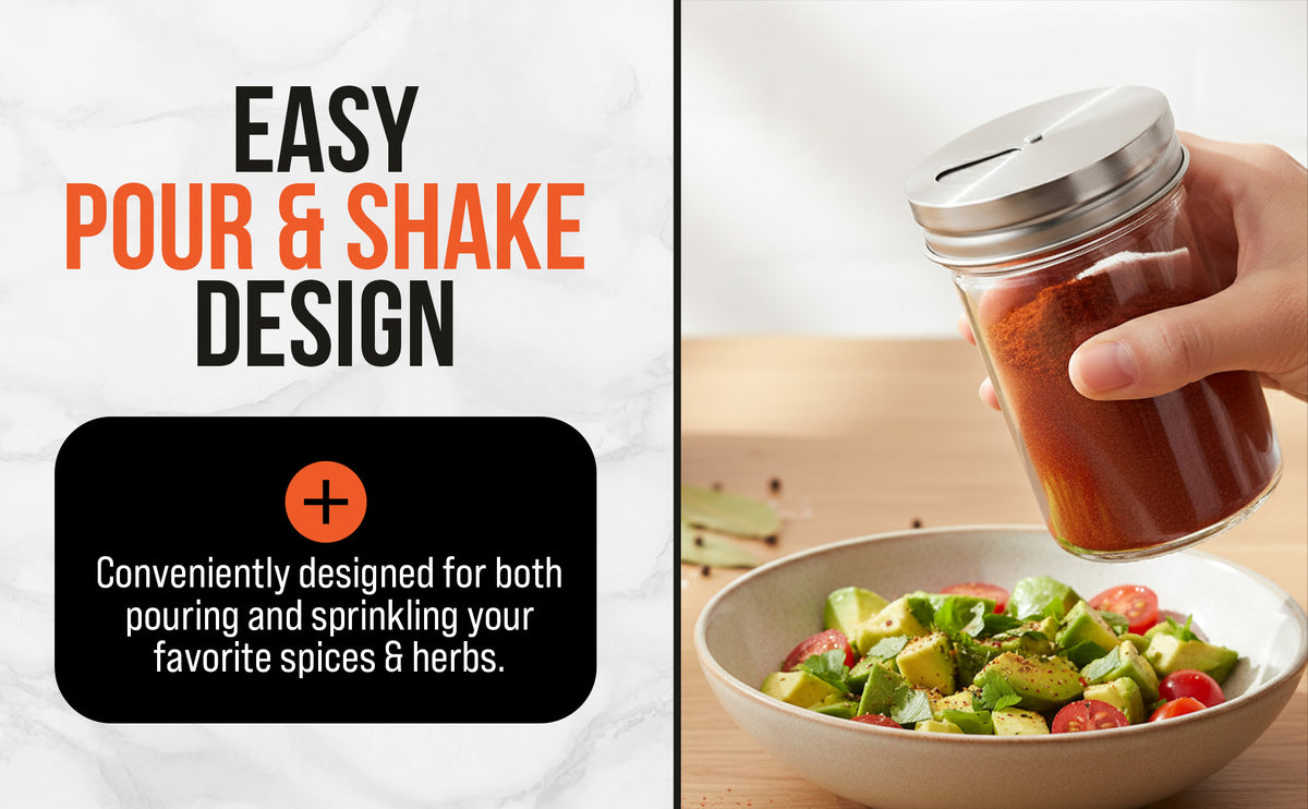 Stainless Steel Mason Jar Shaker Lids
