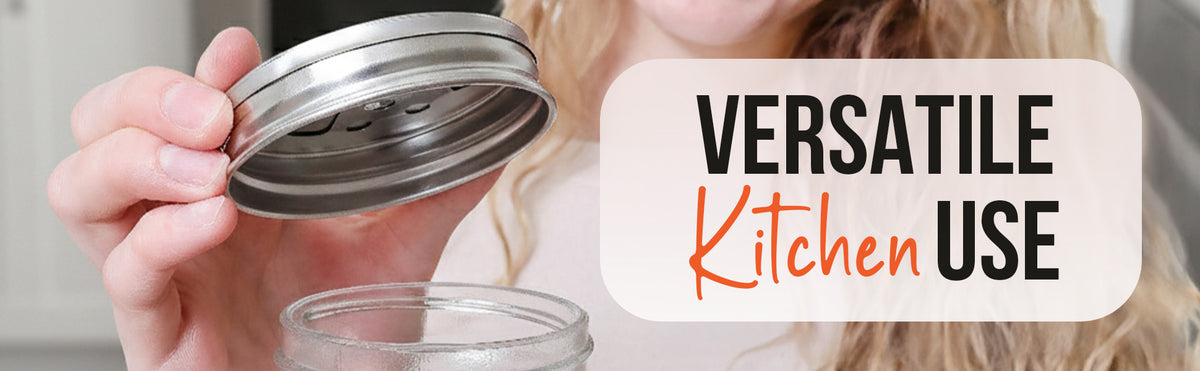 Stainless Steel Mason Jar Shaker Lids