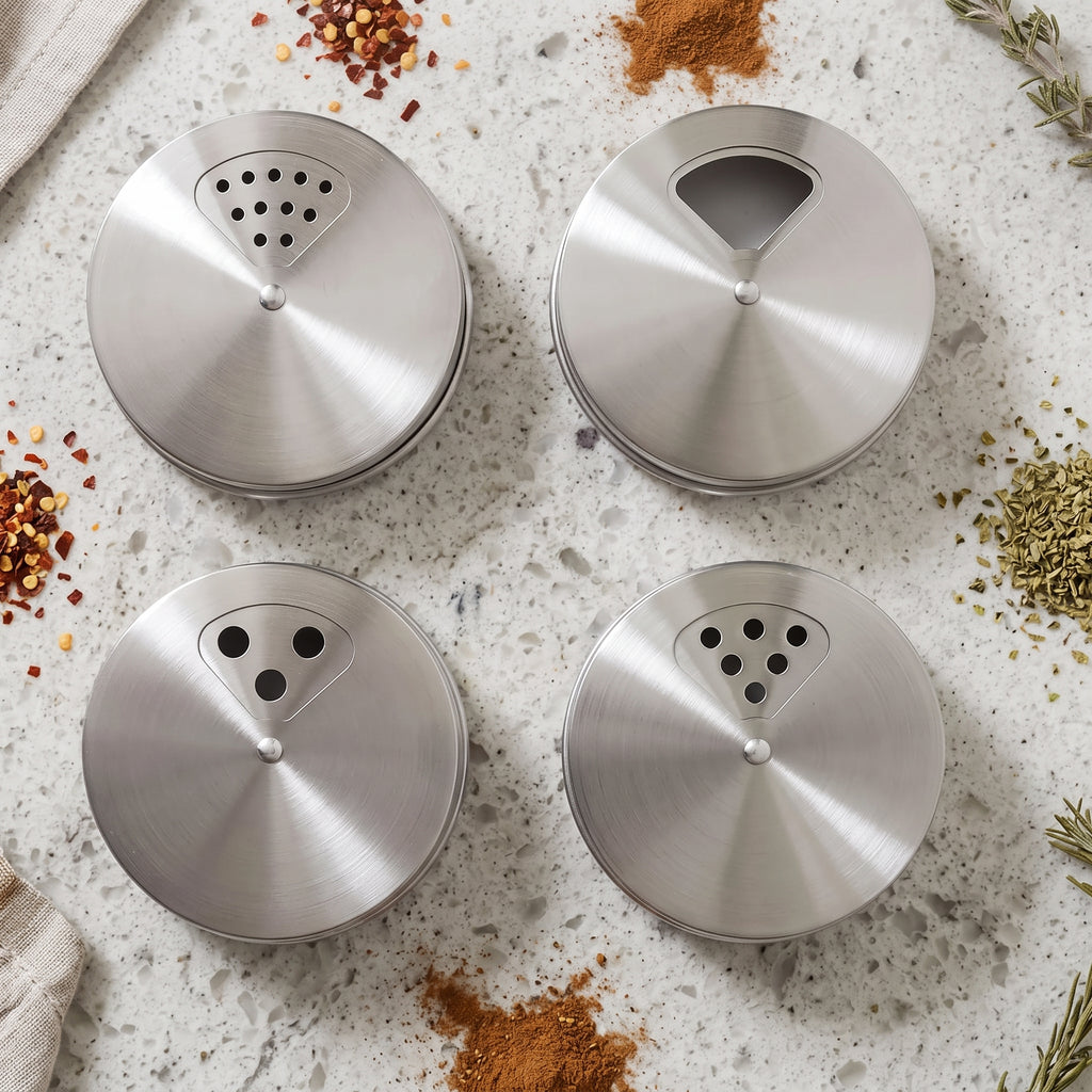 Stainless Steel Mason Jar Shaker Lids
