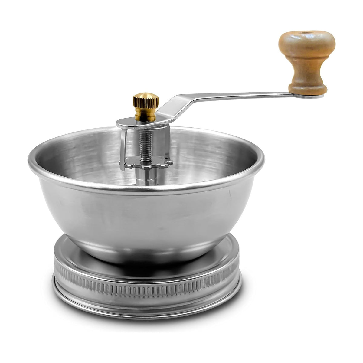Coffee and Spice Grinder Lid for Mason Jars